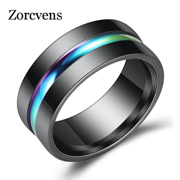 zorcvens new punk мода 8mm black titanium кольцо для мужчин женских обручальных колец модной радуги паз кольцо ювелирных изделия, Golden;silver
zorcvens new punk мода 8mm black titanium кольцо для мужчин женских обручальных колец модной радуги паз кольцо ювелирных изделия, Golden;silver
