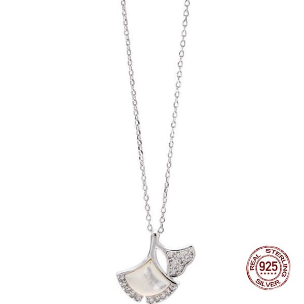 chains ginkgo leaf jewelry necklace 925 sterling silver with white shell for mom girlfriend gift
chains ginkgo leaf jewelry necklace 925 sterling silver with white shell for mom girlfriend gift