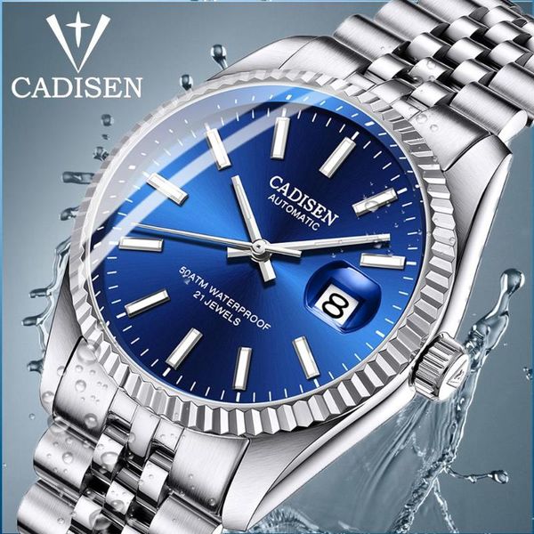 cadisen 2020 business watch men automatic luminous clock men sport waterproof mechanical watches brand relogio masculino, Slivery;brown
cadisen 2020 business watch men automatic luminous clock men sport waterproof mechanical watches brand relogio masculino, Slivery;brown