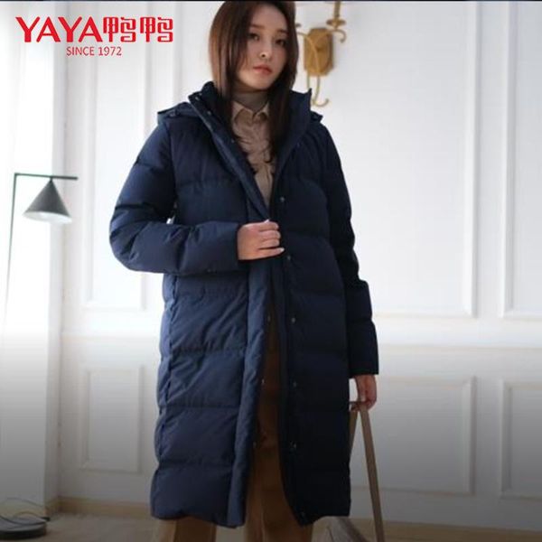 women's down & parkas yaya style long jacket women collar thick parcel type coats with a hood female duck clothes, Black
women's down & parkas yaya style long jacket women collar thick parcel type coats with a hood female duck clothes, Black