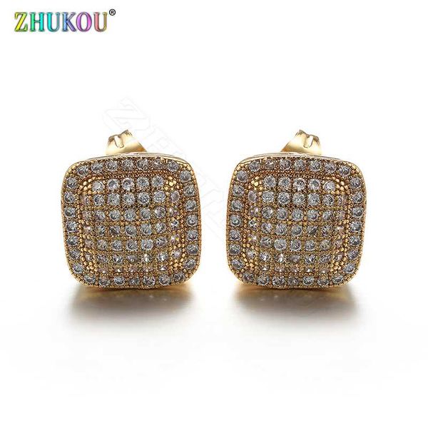 zhukou a pair of 12x18mm square geometric stud earrings sparkling earings fashion jewelry for women brass stud earrings ve43, Golden;silver
zhukou a pair of 12x18mm square geometric stud earrings sparkling earings fashion jewelry for women brass stud earrings ve43, Golden;silver