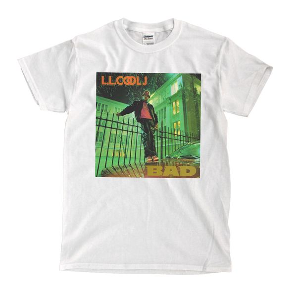 ll cool j - bad - белая футболка с коротким рукавом лета новой модой t-shirt t shirt лето famous одежда новизна o-образный вырез tops
ll cool j - bad - белая футболка с коротким рукавом лета новой модой t-shirt t shirt лето famous одежда новизна o-образный вырез tops