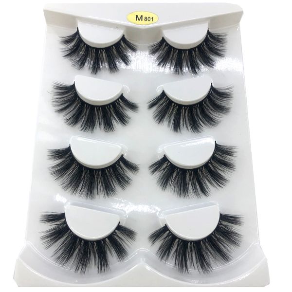 false eyelashes hbzgtlad 4 pairs natural fake lashes long makeup 3d mink eyelash extension for beauty
false eyelashes hbzgtlad 4 pairs natural fake lashes long makeup 3d mink eyelash extension for beauty
