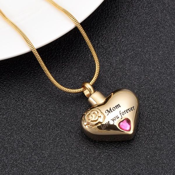 chains ijd10034 stainless steel cremation mom love you forever heart necklace for ashes urn keepsake memorial pendant jewelry, Silver
chains ijd10034 stainless steel cremation mom love you forever heart necklace for ashes urn keepsake memorial pendant jewelry, Silver