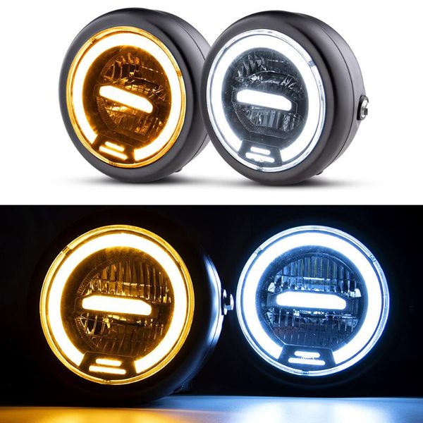 6.5inch retro motorcycle amber white light high low beam led head lamp dc12v scooter atv for suzuku 883 accessories
6.5inch retro motorcycle amber white light high low beam led head lamp dc12v scooter atv for suzuku 883 accessories