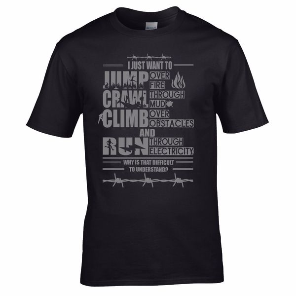 2019 print letters men tee shirts fashion men jump crawl climb runner obstacle course racer mud t-shirt dress t shirt
2019 print letters men tee shirts fashion men jump crawl climb runner obstacle course racer mud t-shirt dress t shirt