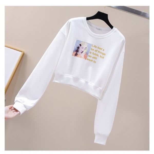 2020 new autumn and winter all-match winter women's sweater for women korean style short student fashion printed sweater for women vren, Black
2020 new autumn and winter all-match winter women's sweater for women korean style short student fashion printed sweater for women vren, Black