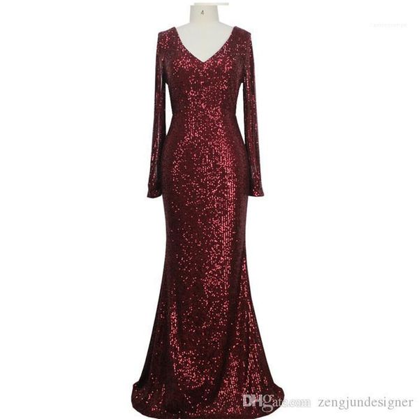 long sleeve style female clothing fashion style casual apparel womens party designer sequined fishtail evening dress v neck, White;black
long sleeve style female clothing fashion style casual apparel womens party designer sequined fishtail evening dress v neck, White;black