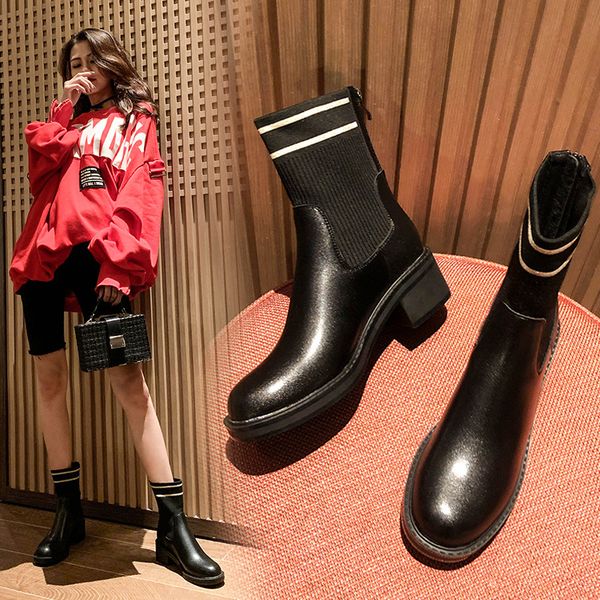 boots 34-43 size women 2021 thick heel zipper wool short stretch thinner, Black
boots 34-43 size women 2021 thick heel zipper wool short stretch thinner, Black
