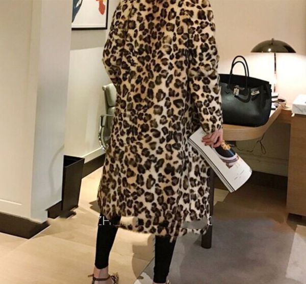 leopard print color faux fur coat women long thick warm jackets fluffy star style overcoats winter street outerwear, Black
leopard print color faux fur coat women long thick warm jackets fluffy star style overcoats winter street outerwear, Black