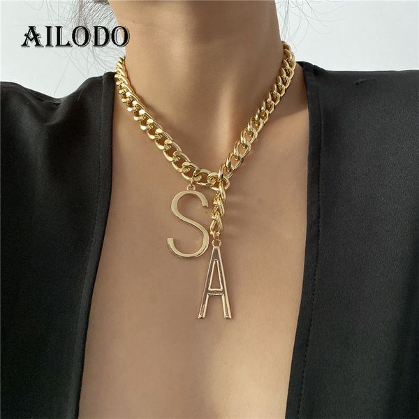 ailodo initial letter pendant necklace for women men gold silver color punk thick chain statement necklace fashion jewelry gifts
ailodo initial letter pendant necklace for women men gold silver color punk thick chain statement necklace fashion jewelry gifts