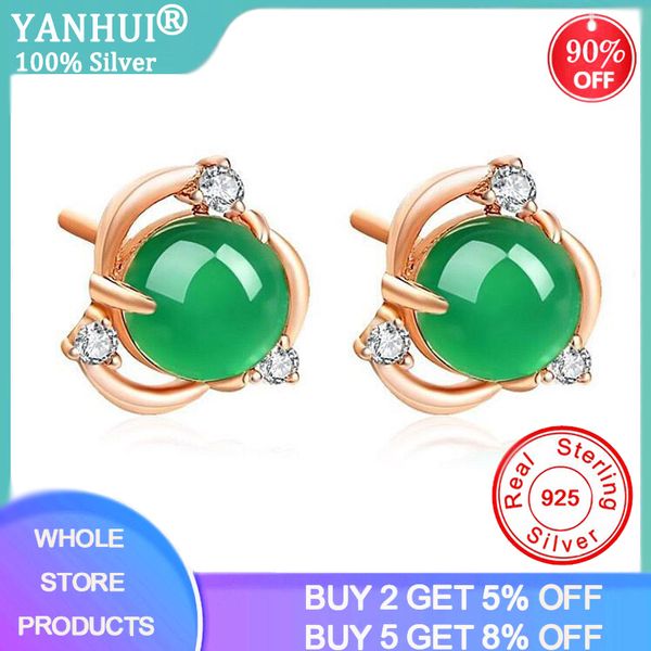 original nutural green chalcedony stud earrings real 100% 925 sterling silver wedding earring party fine jewelry wholesale e436, Golden;silver
original nutural green chalcedony stud earrings real 100% 925 sterling silver wedding earring party fine jewelry wholesale e436, Golden;silver