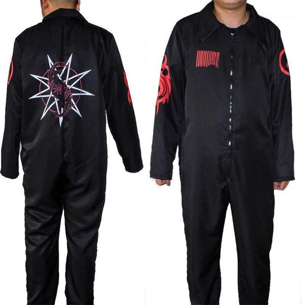 sleeved black uniforms movie stars cosplay slipknot theme costume halloween party dress digital printed long, Black;red
sleeved black uniforms movie stars cosplay slipknot theme costume halloween party dress digital printed long, Black;red