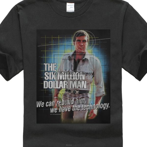 the six million dollar man technology licensed t shirt