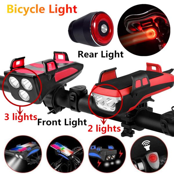 led bicycle light usb bike head lamp bike horn phone holder start/sbrake sensing ipx6 waterproof cycling front rear light
led bicycle light usb bike head lamp bike horn phone holder start/sbrake sensing ipx6 waterproof cycling front rear light