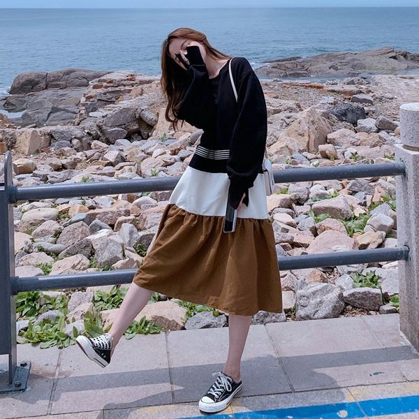 осень 2020 юбка skirtsweater рыбий хвост юбка новый три-цвет шить свободный воланами шить шикарный свитер фиштейл платье моды ipho8 иф, Black
осень 2020 юбка skirtsweater рыбий хвост юбка новый три-цвет шить свободный воланами шить шикарный свитер фиштейл платье моды ipho8 иф, Black