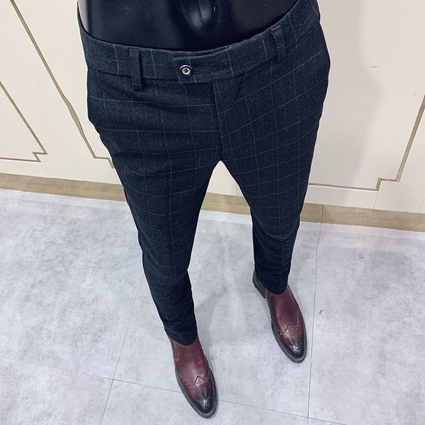 classic plaid men suit pants woolen slim business dress pants fashion office social wedding trousers pantalon homme classique, White;black
classic plaid men suit pants woolen slim business dress pants fashion office social wedding trousers pantalon homme classique, White;black