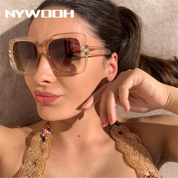 nywooh oversized sunglasses women luxury transparent gradient sun glasses big frame vintage eyewear uv400 glasses for lady, White;black
nywooh oversized sunglasses women luxury transparent gradient sun glasses big frame vintage eyewear uv400 glasses for lady, White;black