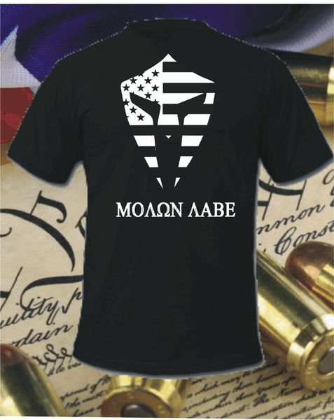 molon labe come and take it them ar15 second 2nd amendment t-shirt military gun