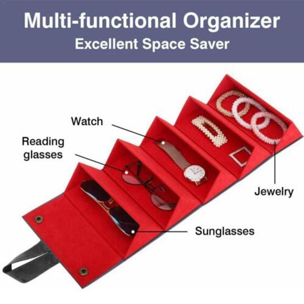 5 slots multifunction glasses storage box jewelry packing case foldable leather box organizer eyewear eyeglasses holder tra m1q6, Pink;blue
5 slots multifunction glasses storage box jewelry packing case foldable leather box organizer eyewear eyeglasses holder tra m1q6, Pink;blue