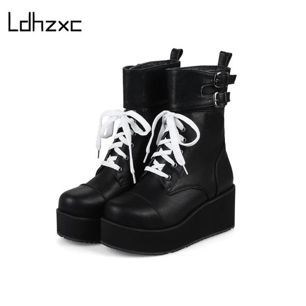boots ldhzxc 2021 women ankle winter shoes thick high heels platform heel female footwear for party black punk style
boots ldhzxc 2021 women ankle winter shoes thick high heels platform heel female footwear for party black punk style
