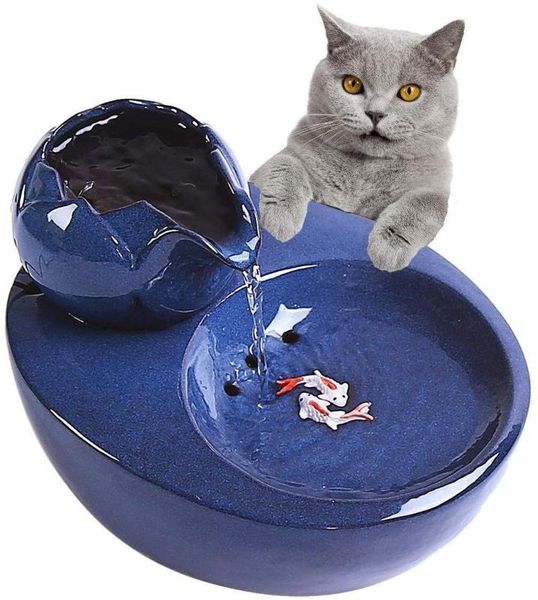 cat bowls & feeders electric ceramic drinking fountain for cats dogs bowl automatic water dispenser pet products
cat bowls & feeders electric ceramic drinking fountain for cats dogs bowl automatic water dispenser pet products