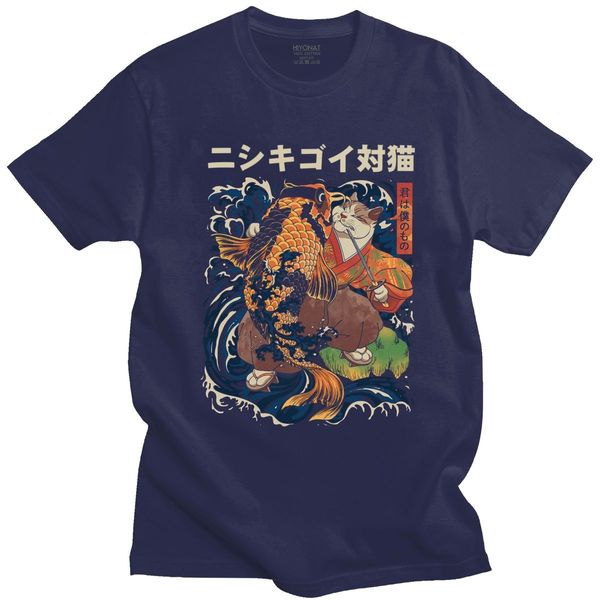 2020 fashion the cat and the koi t shirt men cotton streetwear t-shirt short sleeved japanese samurai tee clothing gift
2020 fashion the cat and the koi t shirt men cotton streetwear t-shirt short sleeved japanese samurai tee clothing gift