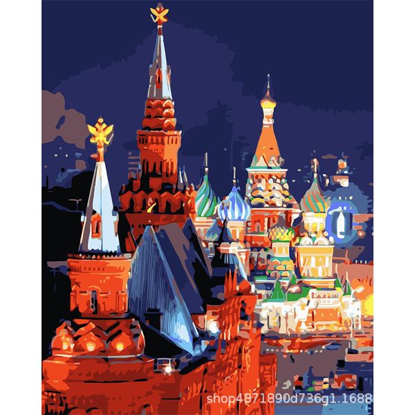 diy frameless 16x20'' paint by numbers for adults- red square in moscow oil canvas painting
diy frameless 16x20'' paint by numbers for adults- red square in moscow oil canvas painting