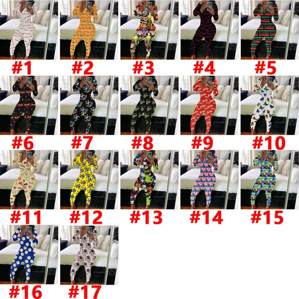 women's casual pattern printed long sleeve trousers home jumpsuit d9431, Gray
women's casual pattern printed long sleeve trousers home jumpsuit d9431, Gray