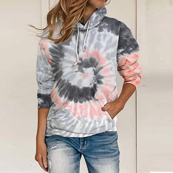 women hoodies sweatshirts plus size ladies autumn winter tie-dye printed gradient pullover long sleeve sweatshirt, Black
women hoodies sweatshirts plus size ladies autumn winter tie-dye printed gradient pullover long sleeve sweatshirt, Black