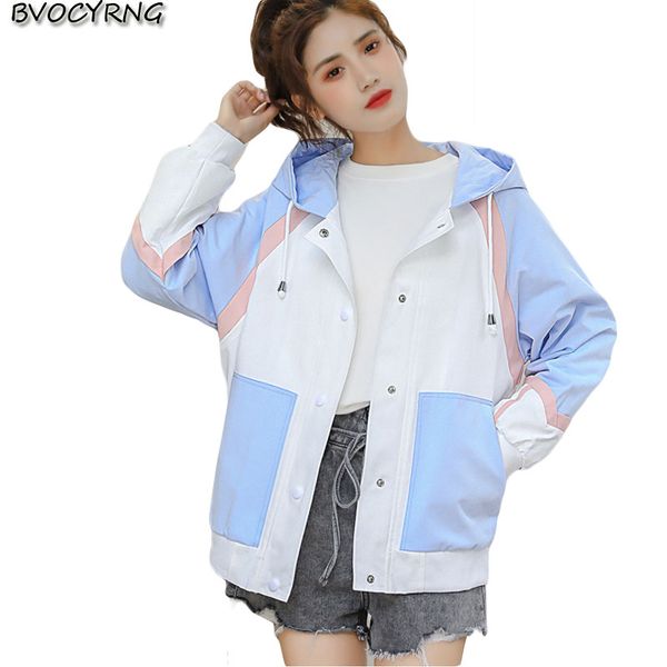 women's jackets fashion tooling coat female spring and autumn jacket 2021 student loose hooded wild thin a1671, Black;brown
women's jackets fashion tooling coat female spring and autumn jacket 2021 student loose hooded wild thin a1671, Black;brown