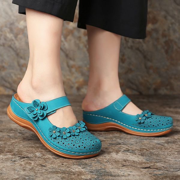 flower sandals women's vintage shoes ladies girls comfortable ankle hollow round toe sandals soft summer shoes chaussures 520, Black
flower sandals women's vintage shoes ladies girls comfortable ankle hollow round toe sandals soft summer shoes chaussures 520, Black