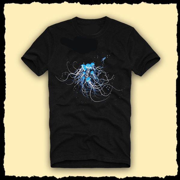 2019 men t shirt мода прохладно медузы глубоководного бэнкси мужская футболка новинка дайвингом jellyfish s-xxl футболка