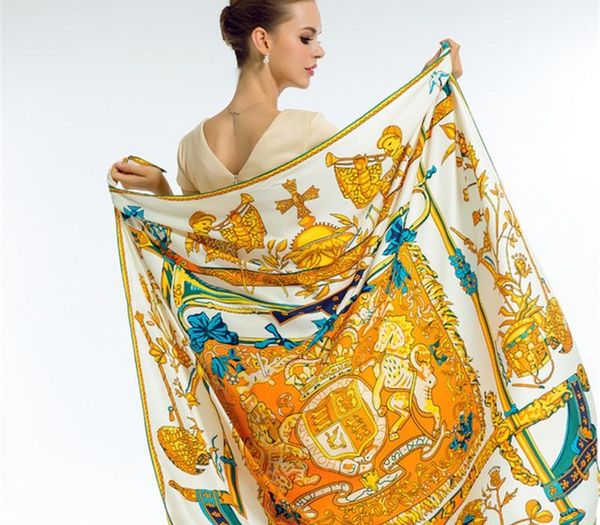 large 100% twill silk women scarf 130*130cm euro fashion print square scarves bandana brand quality gift luxury shawl wrap hijab, Blue;gray
large 100% twill silk women scarf 130*130cm euro fashion print square scarves bandana brand quality gift luxury shawl wrap hijab, Blue;gray