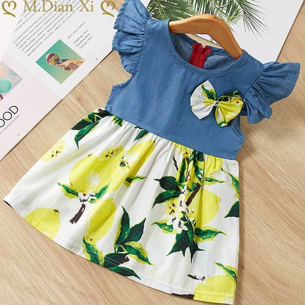 baby girls dress summer new girls flying sleeve denim lemon stitching dress infant baby princess birthday party tutu, Red;yellow
baby girls dress summer new girls flying sleeve denim lemon stitching dress infant baby princess birthday party tutu, Red;yellow