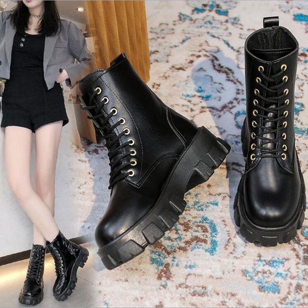 boots ankle women shoes woman fashion wadge heel platform short 2021 autumn comfortable d522, Black
boots ankle women shoes woman fashion wadge heel platform short 2021 autumn comfortable d522, Black
