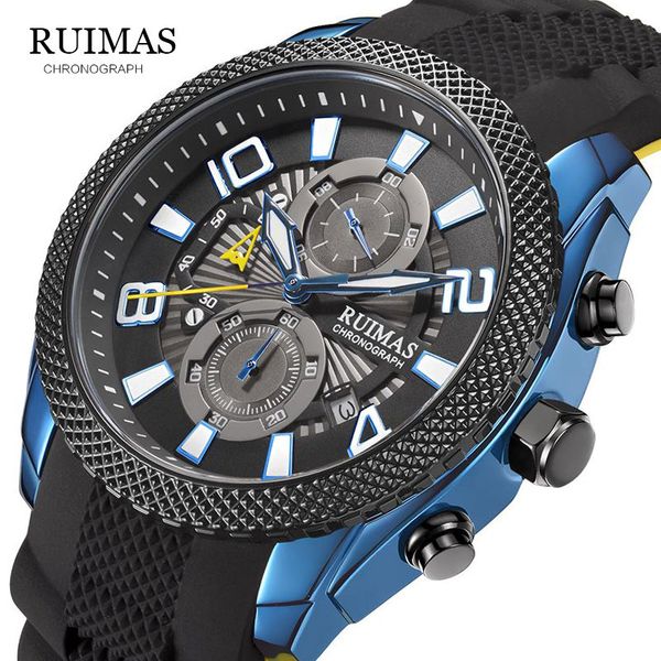 wristwatches ruimas silicone strap men watches fashion business luminous quartz watch casual waterproof date clock, Slivery;brown
wristwatches ruimas silicone strap men watches fashion business luminous quartz watch casual waterproof date clock, Slivery;brown