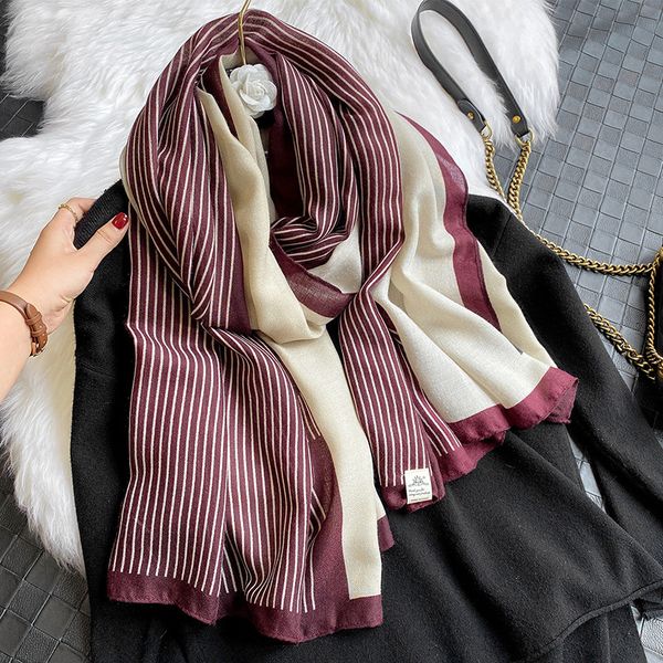 scarves 2021 limited women hijab winter cotton feel stripe scarf foulard femme female beach shawl bandana, Blue;gray
scarves 2021 limited women hijab winter cotton feel stripe scarf foulard femme female beach shawl bandana, Blue;gray