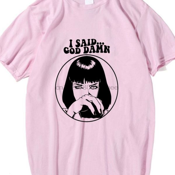 movie fans pulp fiction t shirt mia wallace i said god damn men women cotton hip hop funy t shirt harajuku fashion casual tees
movie fans pulp fiction t shirt mia wallace i said god damn men women cotton hip hop funy t shirt harajuku fashion casual tees