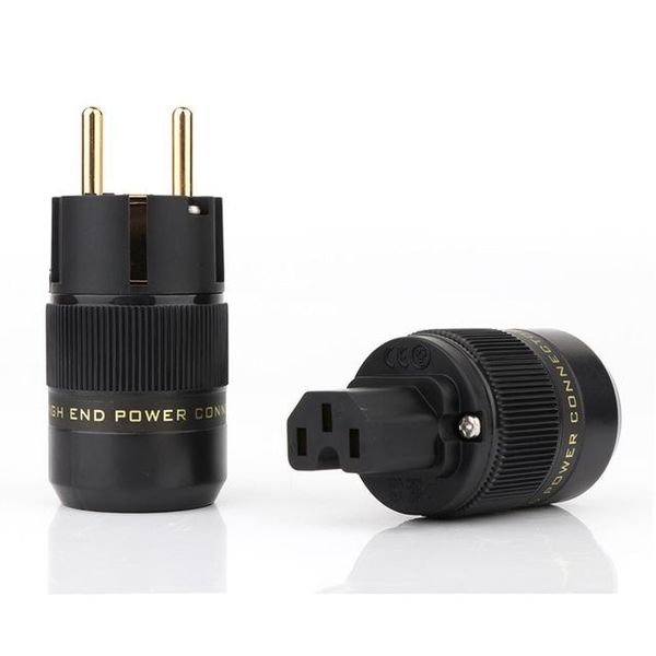 digital cables plug connectors hight quality p-078e 24k gold plated schuko ac plug c-078 iec power connector hifi eu power adapter
digital cables plug connectors hight quality p-078e 24k gold plated schuko ac plug c-078 iec power connector hifi eu power adapter