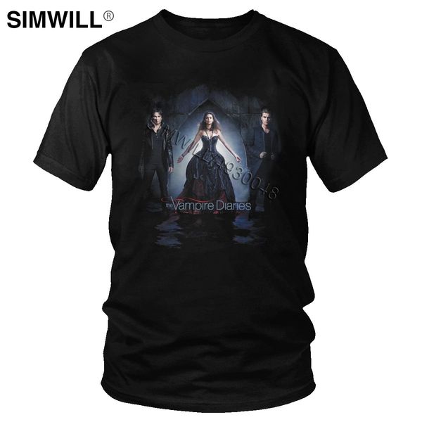 retro the vampire diaries t shirts men cool design pure cotton elena damon stefan t-shirt short sleeves supernatural tv fans tee
retro the vampire diaries t shirts men cool design pure cotton elena damon stefan t-shirt short sleeves supernatural tv fans tee