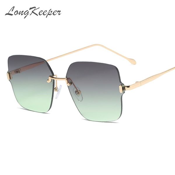 sunglasses longkeeper fashion rimless square women trendy sun glasses female gradient lens feminino uv400, White;black
sunglasses longkeeper fashion rimless square women trendy sun glasses female gradient lens feminino uv400, White;black