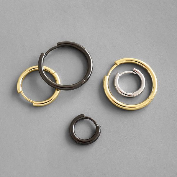 100% 925 sterling silver circle hoop earrings for women orecchini, minimalism black earings hoops gold color jewelry brincos, Golden;silver
100% 925 sterling silver circle hoop earrings for women orecchini, minimalism black earings hoops gold color jewelry brincos, Golden;silver