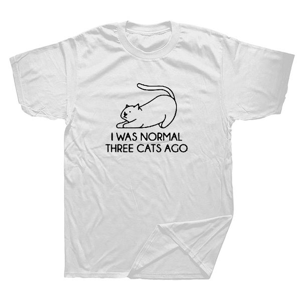 new summer style i was normal 3 cats ago funny birthday t-shirt men casual short sleeve tees animal lover t shirts
new summer style i was normal 3 cats ago funny birthday t-shirt men casual short sleeve tees animal lover t shirts