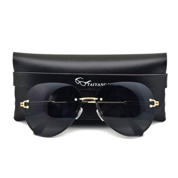 fashion women rimless sunglasses designer pilot sun glasses ladies shades gradient sunglasses with case, White;black
fashion women rimless sunglasses designer pilot sun glasses ladies shades gradient sunglasses with case, White;black