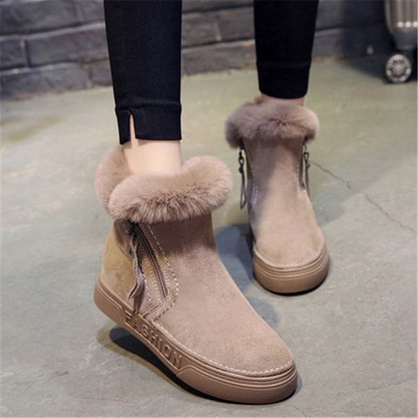 winter fashion warm zip boots women snow boots suede ankle ladies shoes flats non-slip women black botas mujer black
winter fashion warm zip boots women snow boots suede ankle ladies shoes flats non-slip women black botas mujer black