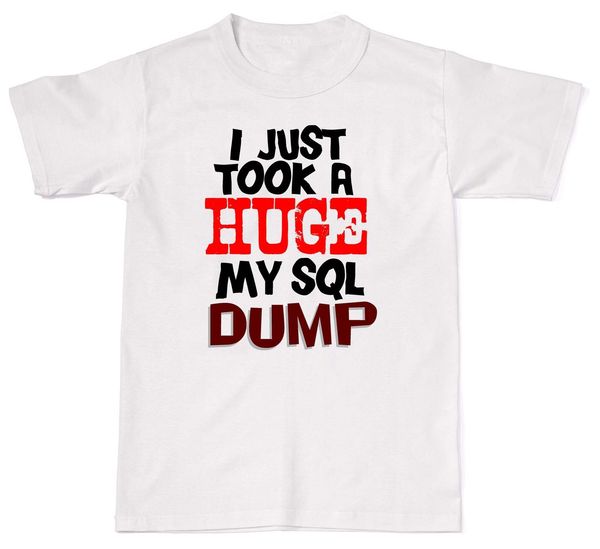 2019 я просто взял огромный my sql dump coder developer смешные женщин людей хлопок t-shirt
2019 я просто взял огромный my sql dump coder developer смешные женщин людей хлопок t-shirt
