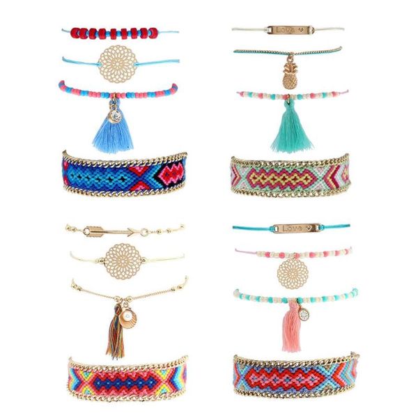 charm bracelets boho 4pcs stack cotton tassel friendship bracelet women girl multicolored mix love flower seed beads stretch jewelry gift, Golden;silver
charm bracelets boho 4pcs stack cotton tassel friendship bracelet women girl multicolored mix love flower seed beads stretch jewelry gift, Golden;silver