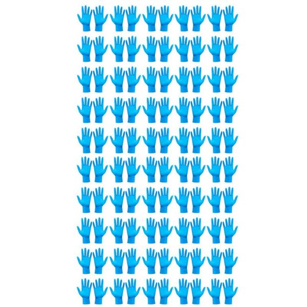 disposable gloves 100 pcs blue nitrile rubber comfortable grade household working home cleaning accessories
disposable gloves 100 pcs blue nitrile rubber comfortable grade household working home cleaning accessories