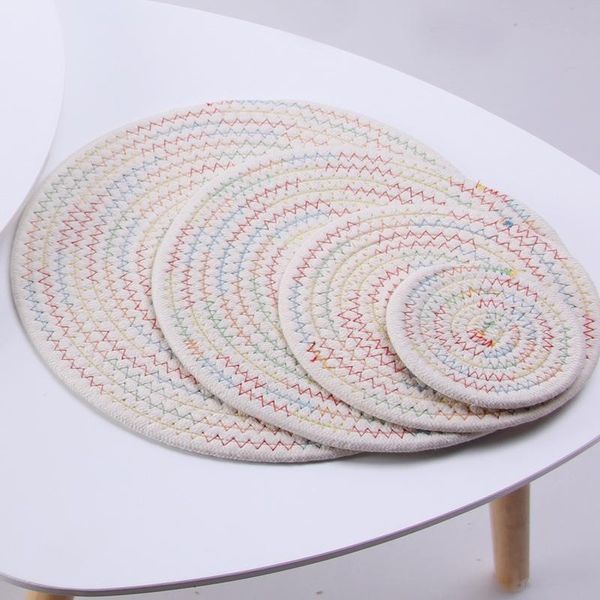 style hand-woven cotton cord thickened anti-scalding insulation pad heat-resistant table mat bowl mat creative home
style hand-woven cotton cord thickened anti-scalding insulation pad heat-resistant table mat bowl mat creative home